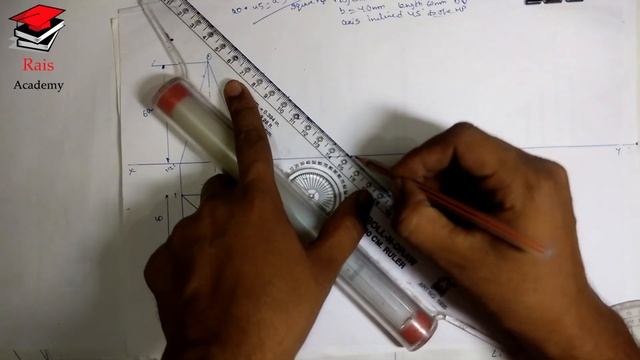 [hindi] Projection of solid : Square Pyramid (2 view) смотреть онлайн