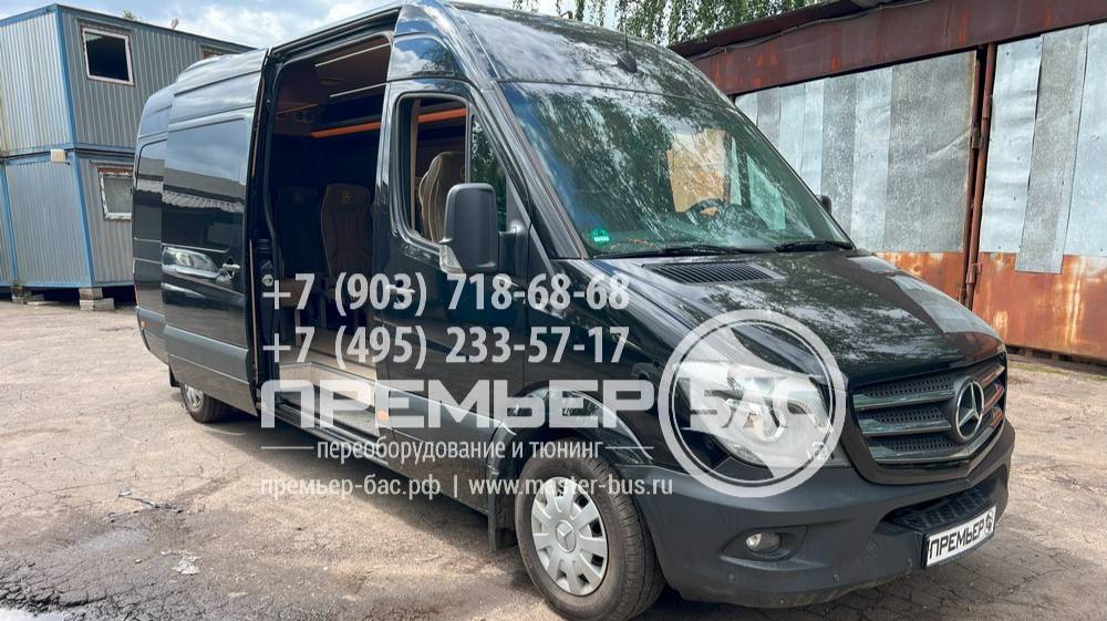 Мерседес-Бенц Спринтер W 906 (L3H2) переделка из заводского легкового в туристический микроавтобус.