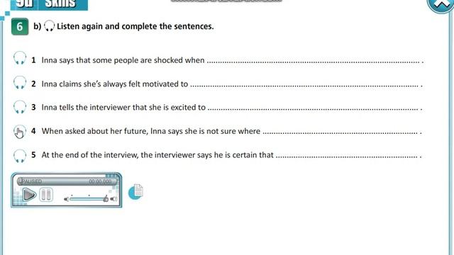 Aspect 11 module 9 p119 ex6b interview listening part 2 смотреть онлайн