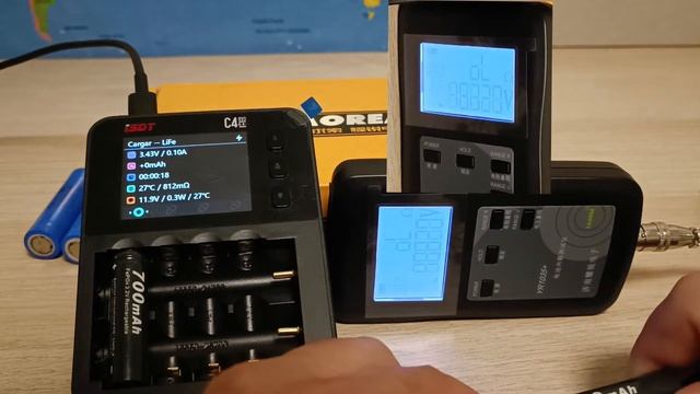 ISDT C4 EVO Test de Resistencia Interna de baterías (YR1035+) (Battery Internal Resistance Test) смотреть онлайн