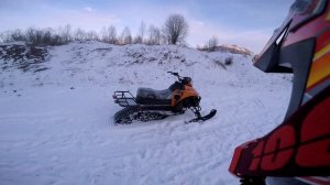 Снегоход Racer SM300. Обзор. Тест Драйв. Первый выезд.