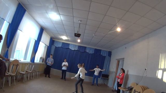 Репетиция казачьего танца в школеинтернате для слабослышащих детей 31012017 17 СКК Вместе смотреть онлайн