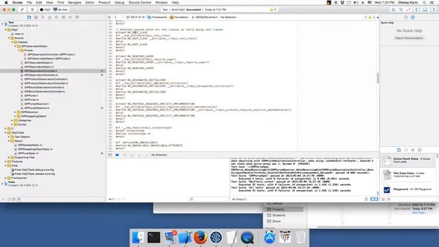 19 Objective-C - наблюдаемость, наблюдение блоками смотреть онлайн