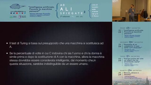 VI. Intelligenza Artificiale. Possono Le Macchine Pensare? - Matteo Michele Piazzolla