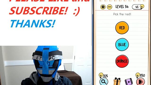 BRAIN TEST LEVEL 54 WALKTHROUGH WITH ANSWERS