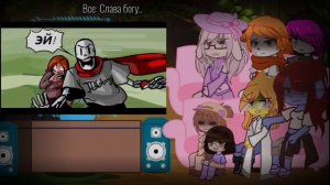 ||реакция undertale на комикс Бессонница Санса||