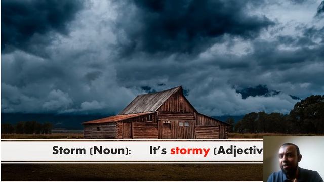 How to talk about the WEATHER in English using ADJECTIVES & NOUNS смотреть онлайн