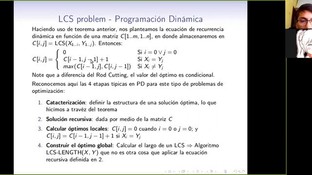 [INFO145] Clase12. LongetCommon Subsequence Problem Induccion - Maximum Subarray Sum Problem смотреть онлайн