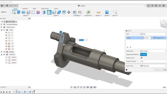 Fusion 360 Tutorial #65 | Fusion 360 3D Modeling Basic Beginners смотреть онлайн