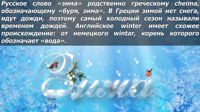 7 интересных фактов о зиме смотреть онлайн