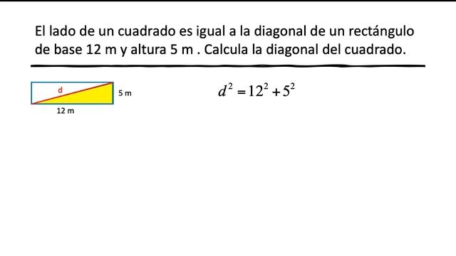 Teorema De Pitágoras  Ejemplo De Aplicación IV