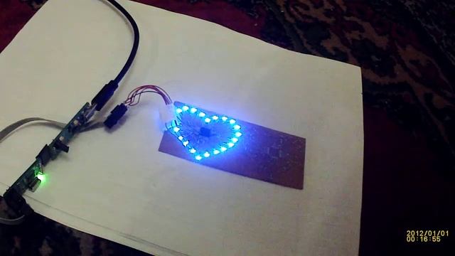 Сердце на микроконтроллере mega8 смотреть онлайн