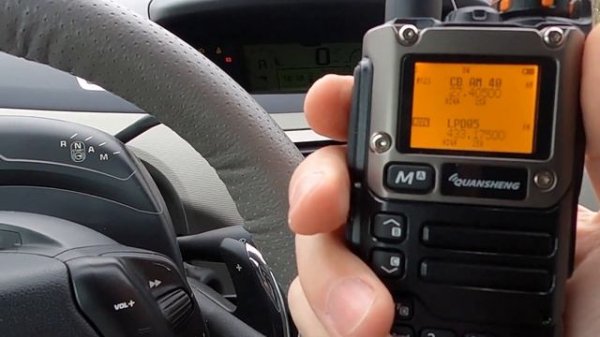 quansheng uv-k5 Тест дальности 433 мгц из машины в машину
