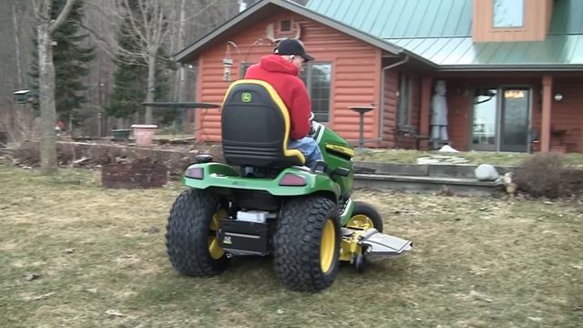The new 2015 X590 John Deere Lawn Tractor in ACTION!!! смотреть онлайн