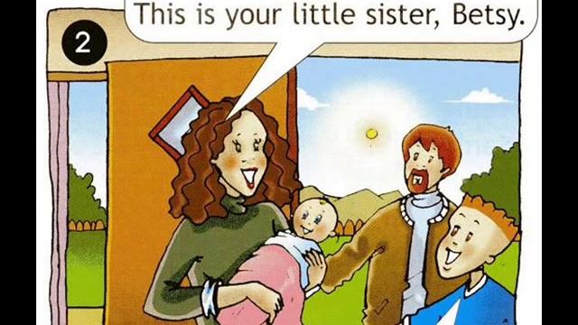 English for children Spotlight 3 Page 27 ex 3 Meeting the New Baby Sister SD, 480p смотреть онлайн