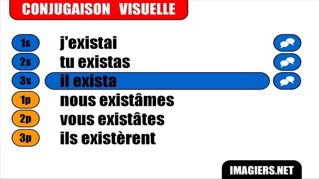 Узнать французский = Exister = Indicatif Passé simple смотреть онлайн