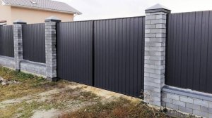 Ворота. Распашные ворота своими руками. Как сделать ворота для частного дома из профнастила.