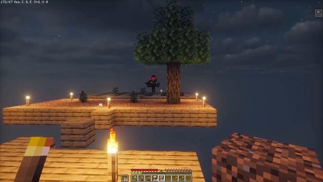 Minecraft One Block Skyblock, But It's HARDCORE With HORROR MODS! (#1)