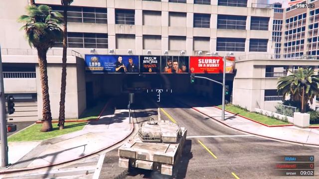 GTA 5 ТАНКИ ОНЛАЙН - 5 ТАНКОВ В ЦЕНТРЕ ЛОС-САНТОСА! ТВОЯ ЗАДАЧА ВЫИГРАТЬ! НОВЫЙ РЕЖИМ! смотреть онлайн