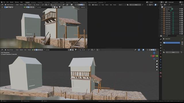 Water House In - Blender 4.0 Timelapse смотреть онлайн