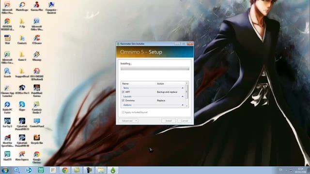 สอนลง skin หน้าจอคอม windows 7 смотреть онлайн