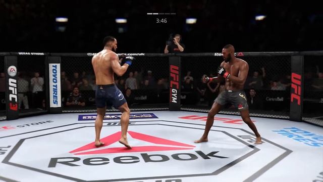 EA Sports UFC 3 - Jon Jones vs. Dominick Reyes Online Fight Simulation смотреть онлайн