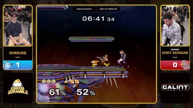 shmugs (Fox) vs Cody Schwab (Falco, Sheik) - Winners Pools - Eggdog Scramble 2 смотреть онлайн
