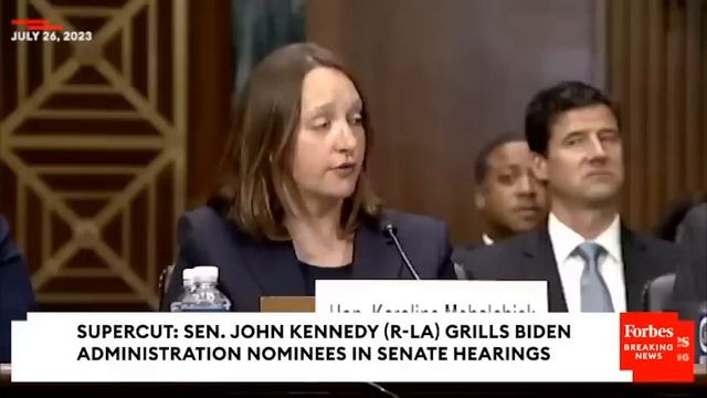 Sparks Fly When John Kennedy Mercilessly Grills Biden Administration Nominees | 2023 Rewind смотреть онлайн