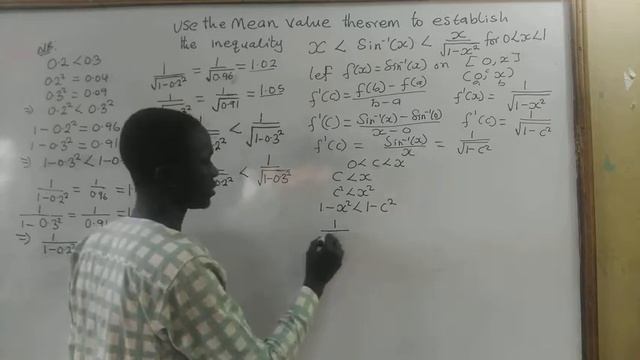Using the mean value theorem prove the inequality, x less than arcsinx less than x/(sqrt(1-x²) смотреть онлайн