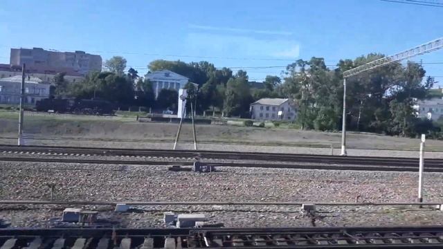 Поездка на РА2 Смоленск-Брянск. Наперегонки с товарным смотреть онлайн