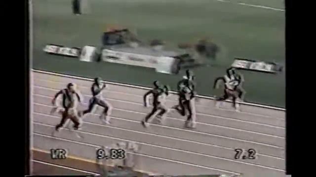 1988 100m Track Race from Cologne Germany with Ben Johnson Calvin Smith смотреть онлайн
