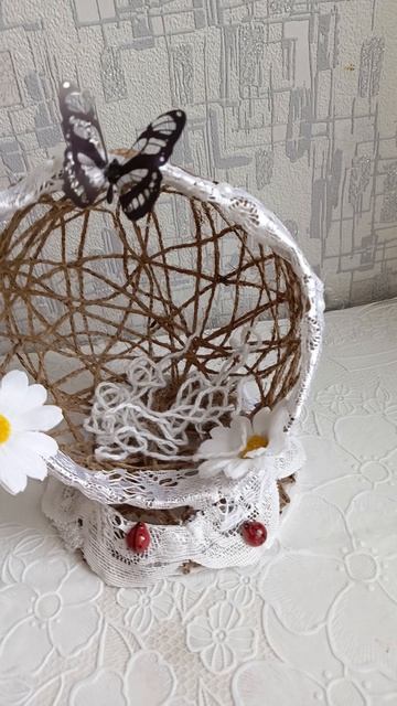 Декор из шпагата 💥