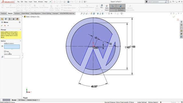 Volkswagen Logo Design - One Day One Part SOLIDWORKS Mantap Episode 50 смотреть онлайн