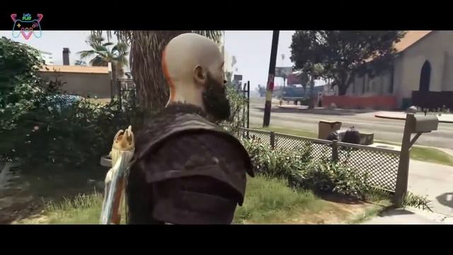 Lamar Roasts Kratos But It Ends Horribly | Kartosa Mod Gta 5 | Lamar vs Kratos | Cyber Gaming смотреть онлайн