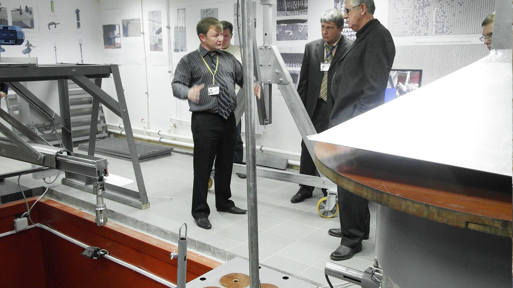 Экспериментальный стенд для обращения с ОТВС ЭГП-6 Билибинской АЭС