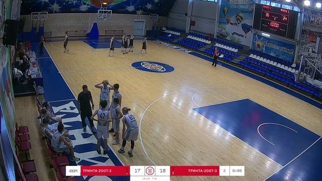 Тринта 2 - Тринта 3 (Юноши 2007, Первенство Москвы, 11.02.2023) смотреть онлайн