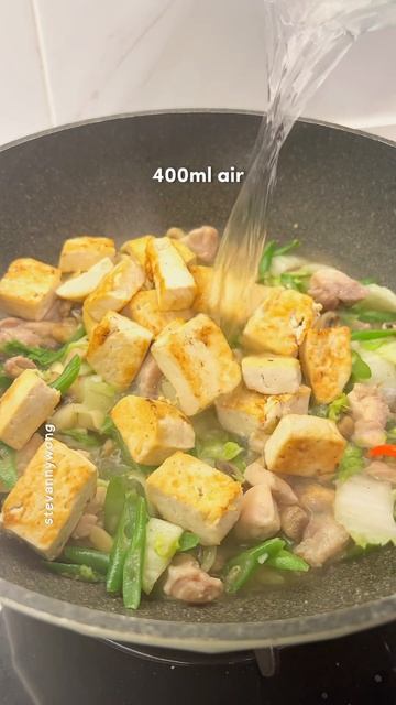 TUMIS AYAM TAHU MENU DIET MASAKAN RUMAH RENDAH KALORI TANPA MINYAK TANPA GULA #resepsimple #menudie смотреть онлайн