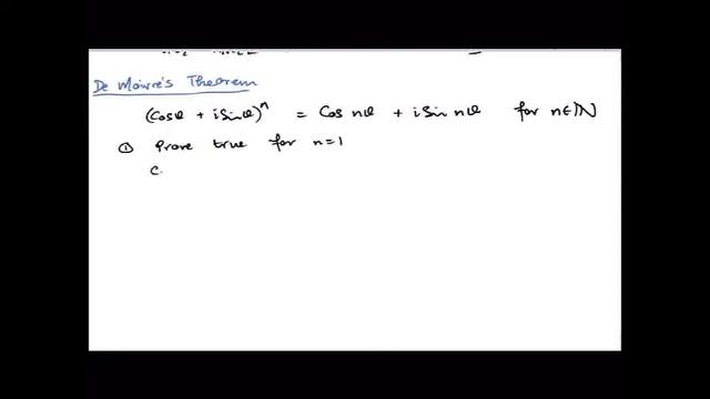 De Moivres Theorem.wmv смотреть онлайн