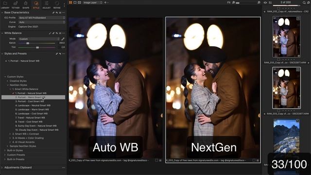 Capture One Smart White Balance - 100 RAWs Challenge смотреть онлайн
