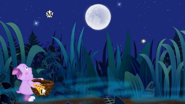 Лунтик. ABC Английский алфавит. Ловим ✨звездочки✨🌟 смотреть онлайн