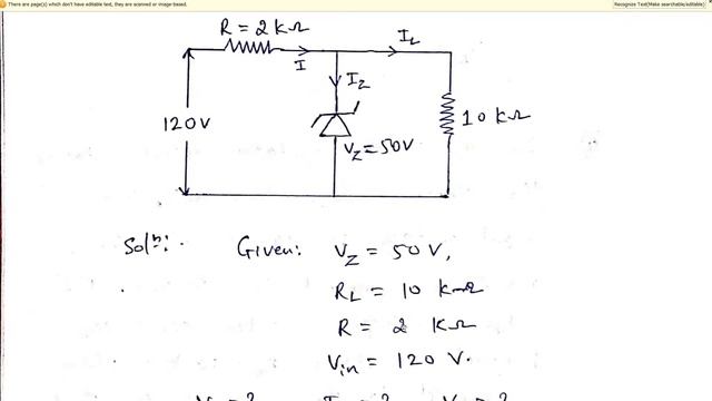 Solved problems on efficiency of rectifier and Zener diode as a voltage regulator смотреть онлайн