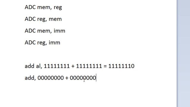 Assembly Language Programming Tutorial - 52 - ADC Instruction смотреть онлайн