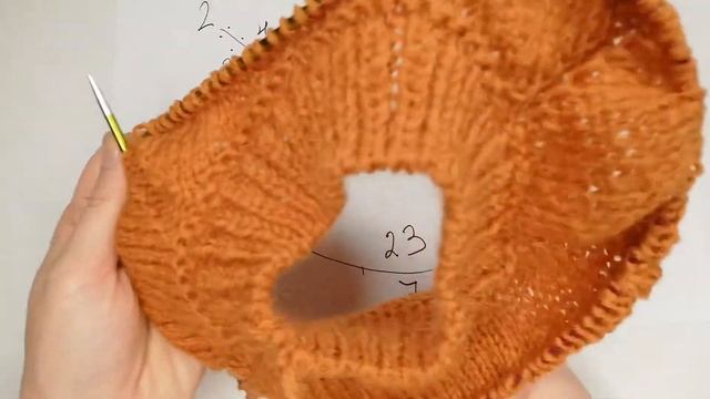 How to knit top down sweater / jumper for toddlers. Knitting tutorial смотреть онлайн