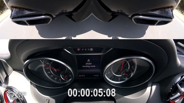 Mercedes-AMG CLA45 Face Lift (280kW) 0-150km/h - 'Race Start' смотреть онлайн