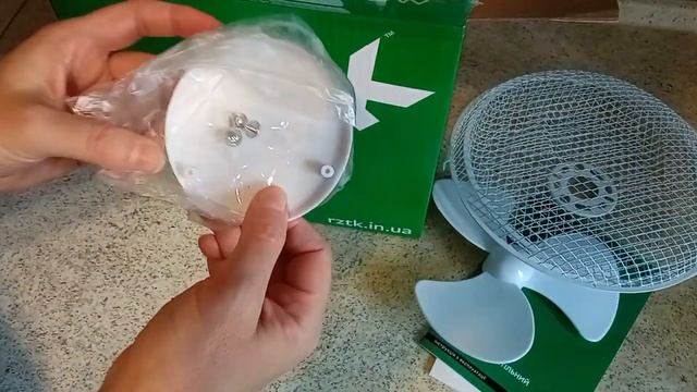 Розпакування ВЕНТИЛЯТОР RZTK FT 2325W з ROZETKA смотреть онлайн