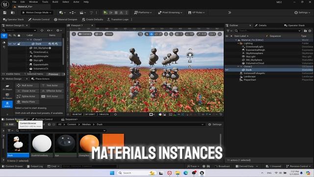 Missing Material Fix inside Motion Design Unreal Engine 5.4 tutorial смотреть онлайн