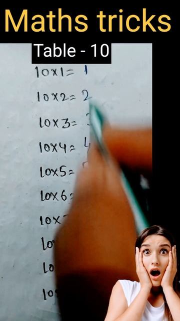 10 Ka Table 🔥|10 Ka Paharaa| Table Of 10 | #table #maths #ganit #shorts #youtubeshorts