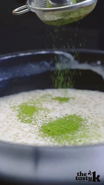 Matcha Tapioca Pudding by @thetastyk 🍵🥥 #shorts смотреть онлайн