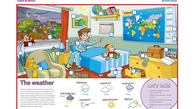 Bryan's English Club: Listen & Match (The Weather) смотреть онлайн