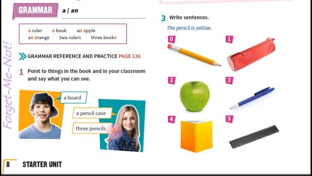 Prepare 5 НУШ Starter Unit. The Classroom. Colors p. 8 Student's Book смотреть онлайн